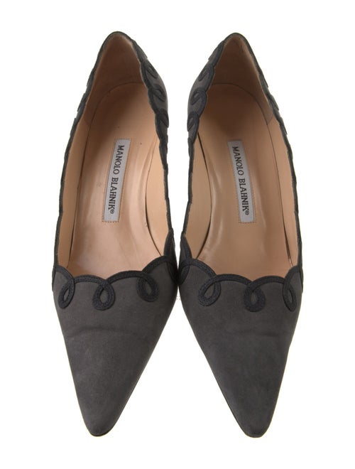 Manolo Blahnik Suede Pumps