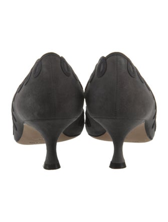 Manolo Blahnik Suede Pumps