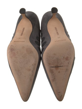 Manolo Blahnik Suede Pumps
