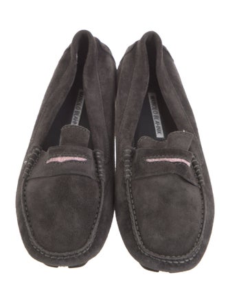 Manolo Blahnik Suede Loafers