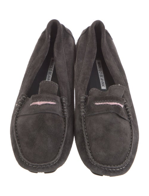 Manolo Blahnik Suede Loafers