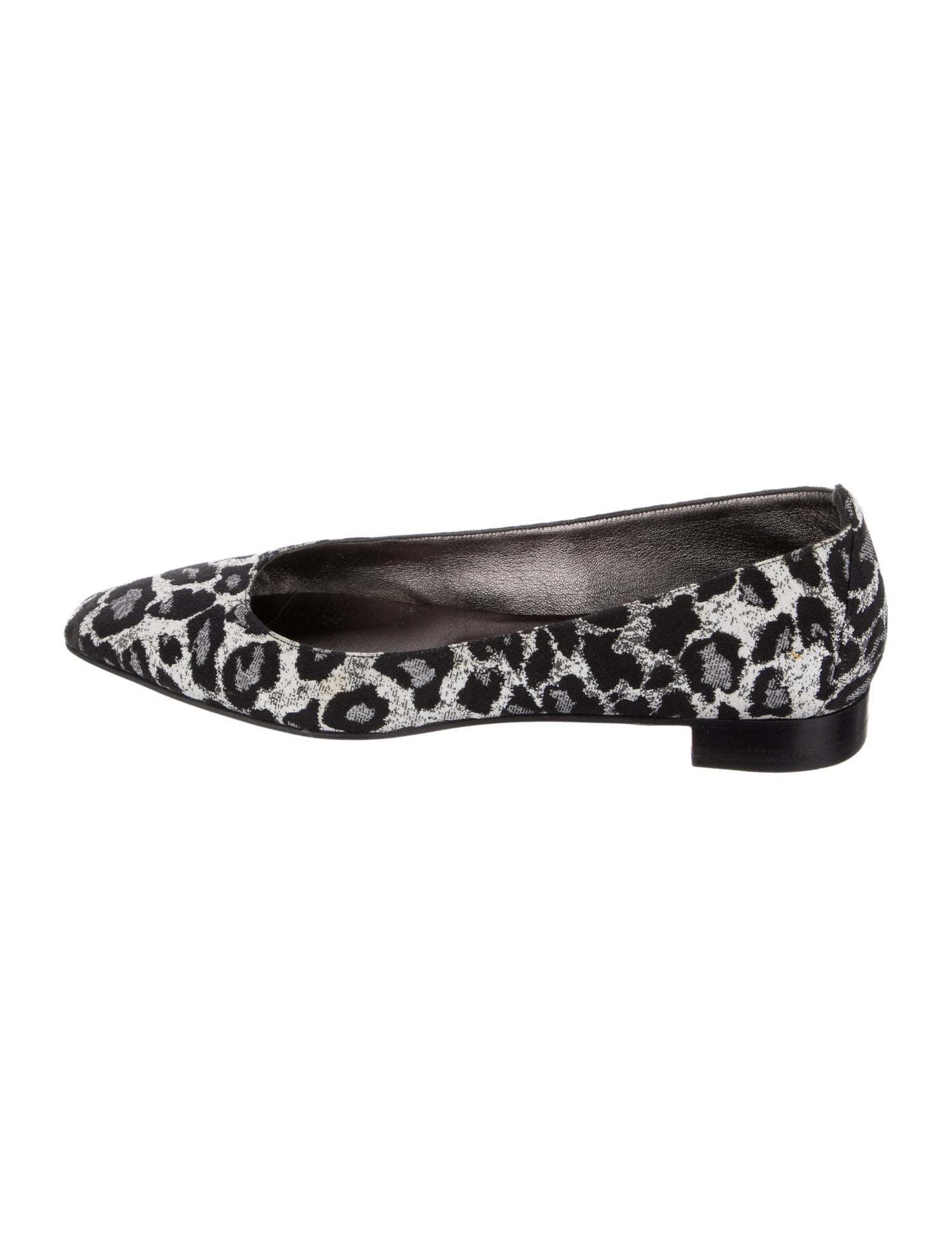 Manolo Blahnik Animal Print Ballet Flats
