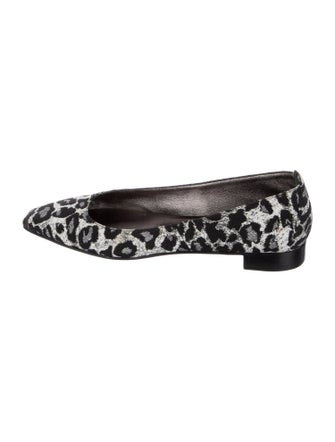 Manolo Blahnik Animal Print Ballet Flats