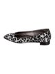 Manolo Blahnik Animal Print Ballet Flats