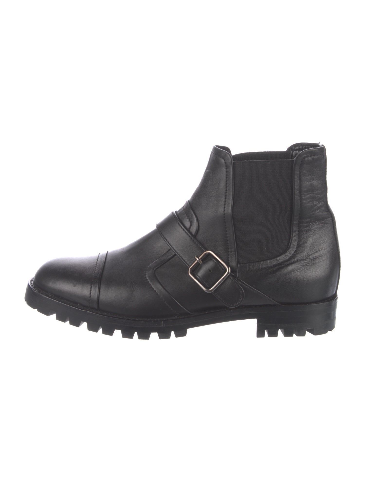 Manolo Blahnik Leather Chelsea Boots