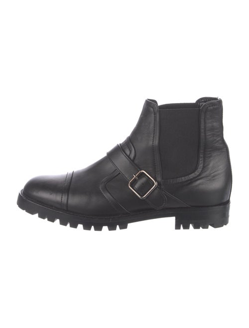 Manolo Blahnik Leather Chelsea Boots