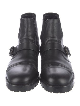 Manolo Blahnik Leather Chelsea Boots