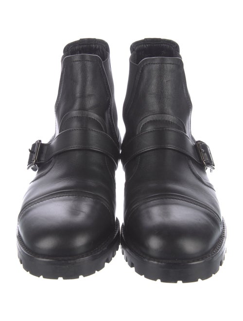 Manolo Blahnik Leather Chelsea Boots