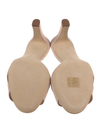 Manolo Blahnik Suede Slides