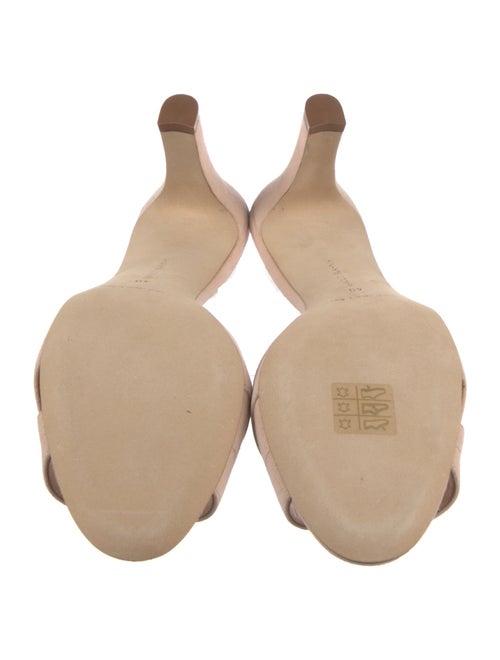 Manolo Blahnik Suede Slides