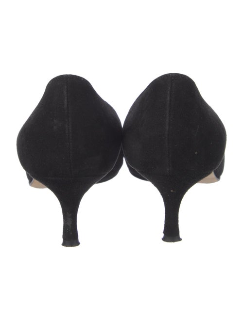 Manolo Blahnik Suede Flats