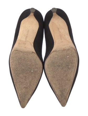 Manolo Blahnik Suede Flats