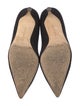 Manolo Blahnik Suede Flats