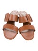 Manolo Blahnik Leather Slides