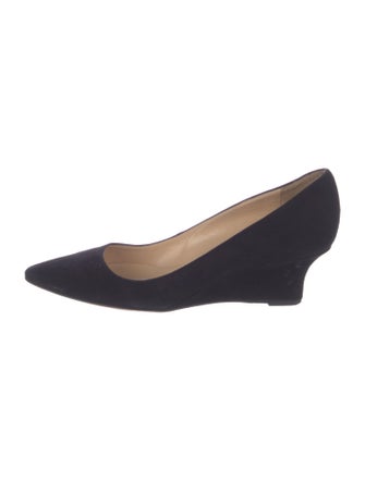 Manolo Blahnik Suede Flats