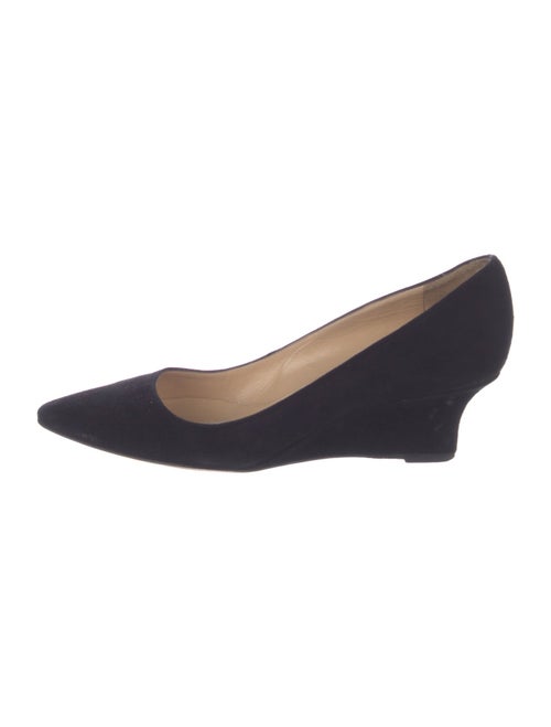 Manolo Blahnik Suede Flats