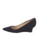 Manolo Blahnik Suede Flats