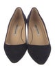 Manolo Blahnik Suede Flats