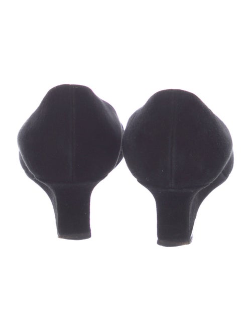 Manolo Blahnik Suede Flats