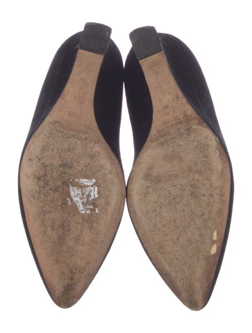 Manolo Blahnik Suede Flats