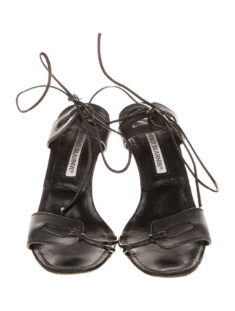 Manolo Blahnik Leather Sandals