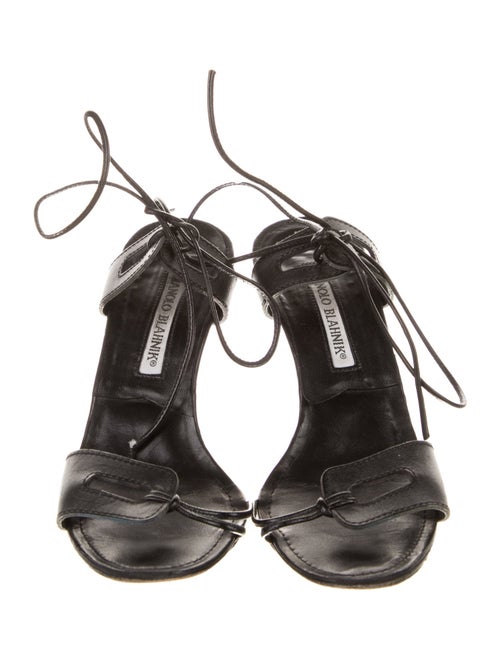 Manolo Blahnik Leather Sandals