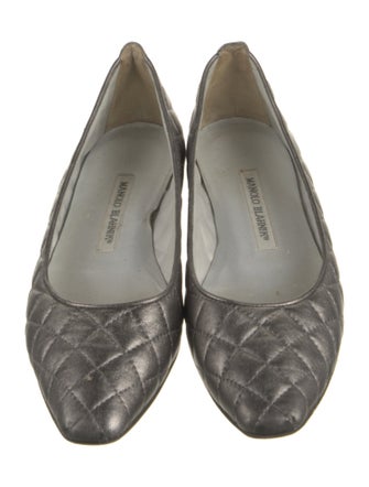 Manolo Blahnik Leather Flats