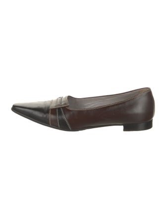 Manolo Blahnik Leather Loafers