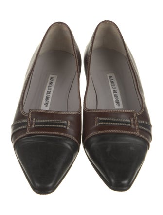 Manolo Blahnik Leather Loafers