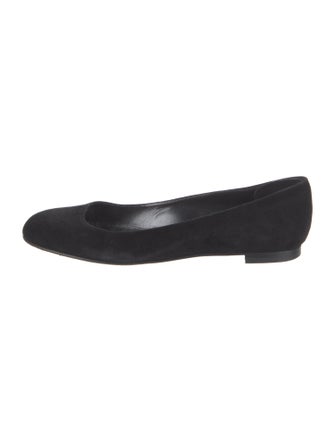 Manolo Blahnik Suede Flats