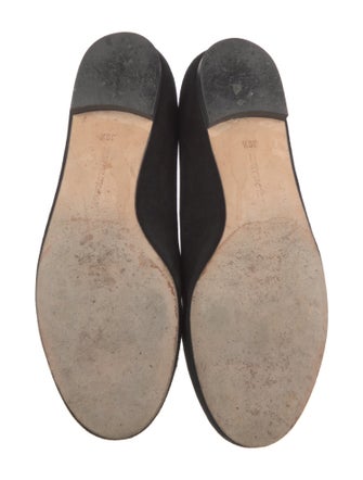 Manolo Blahnik Suede Flats