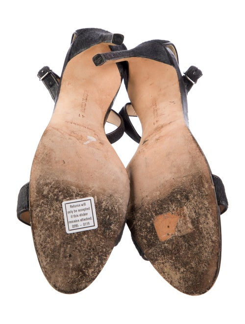Manolo Blahnik Suede Sandals