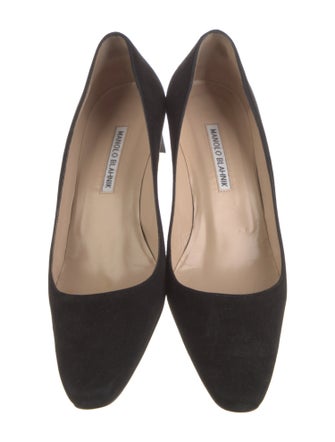 Manolo Blahnik Suede Pumps