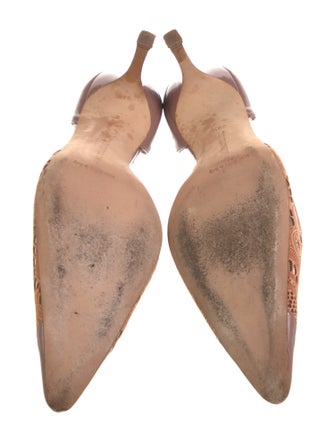 Manolo Blahnik Patent Leather D'Orsay Pumps