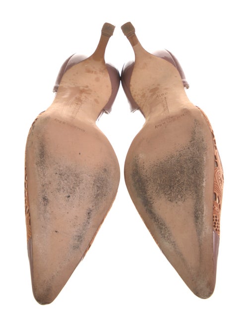 Manolo Blahnik Patent Leather D'Orsay Pumps