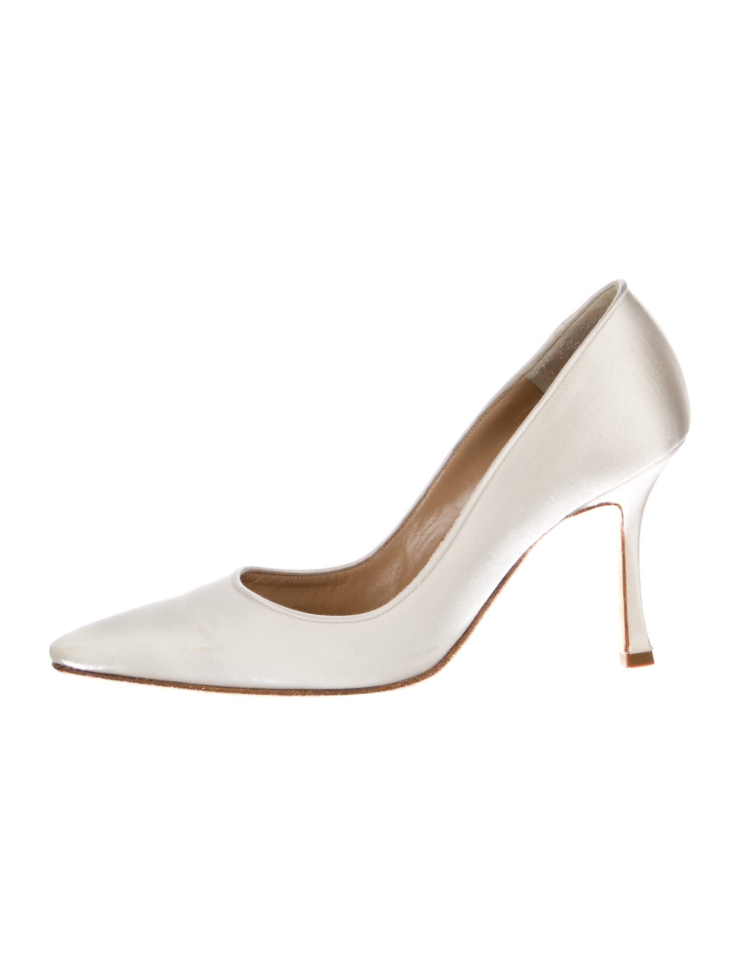Manolo Blahnik Satin Pumps