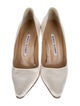 Manolo Blahnik Satin Pumps