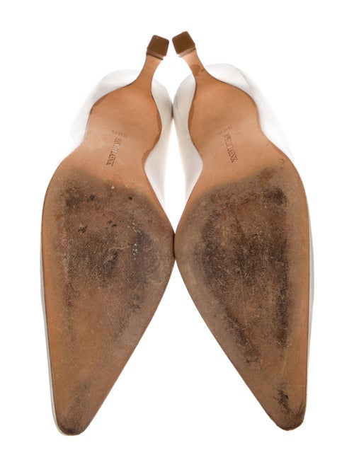 Manolo Blahnik Satin Pumps