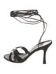 Manolo Blahnik Satin Sandals