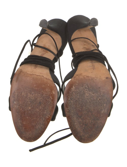 Manolo Blahnik Satin Sandals
