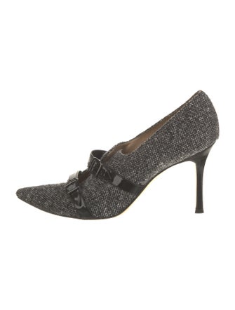 Manolo Blahnik Tweed Pumps