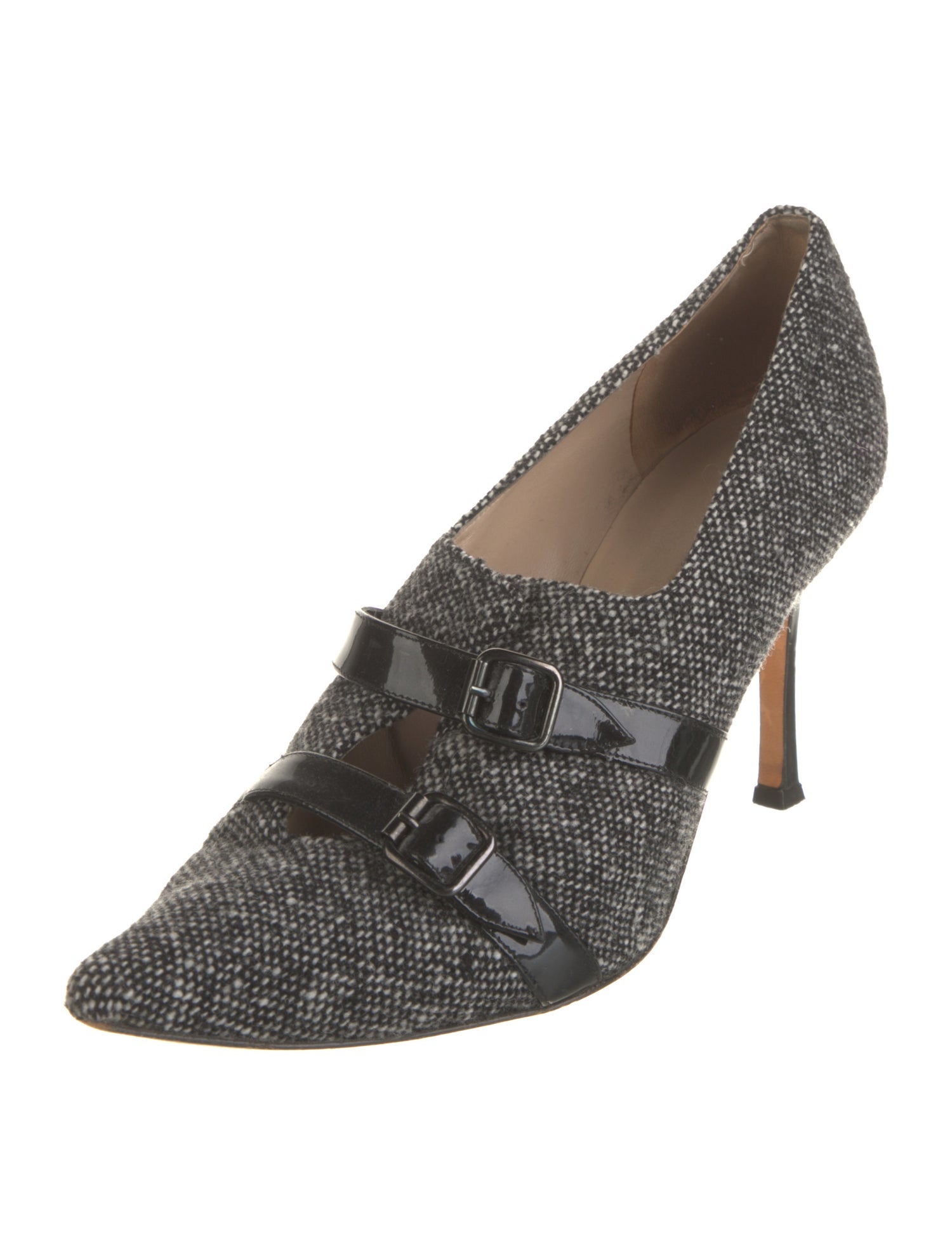 Manolo Blahnik Tweed Pumps