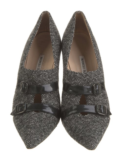 Manolo Blahnik Tweed Pumps