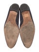 Manolo Blahnik Suede Mesh Accents Flats
