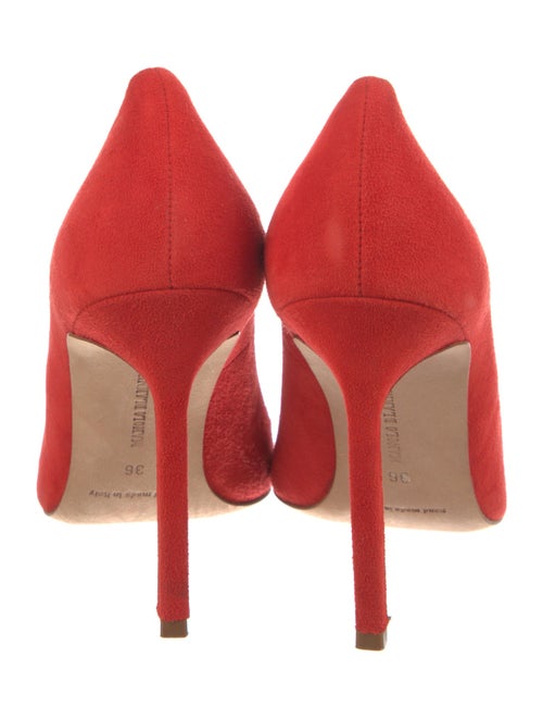 Manolo Blahnik Suede Pumps