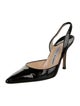Manolo Blahnik Patent Leather Slingback Pumps
