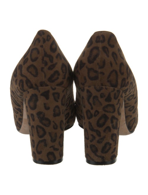 Manolo Blahnik Suede Animal Print Pumps