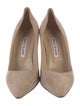 Manolo Blahnik Suede Pumps