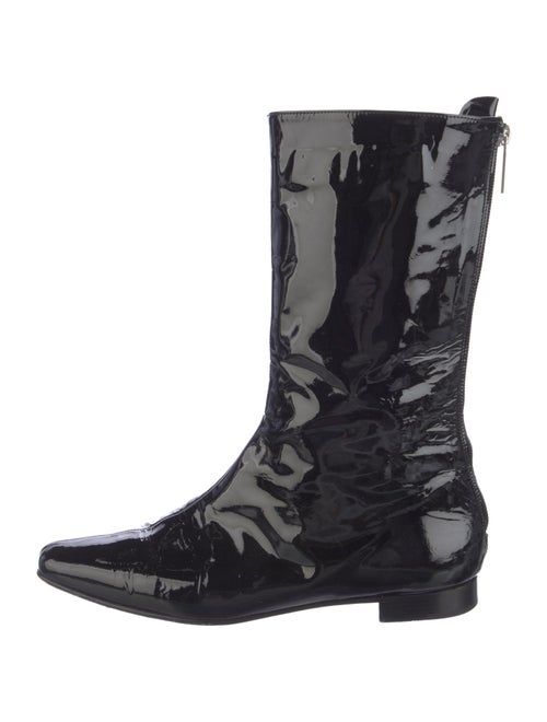 Manolo Blahnik Patent Leather Boots