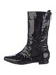Manolo Blahnik Patent Leather Boots